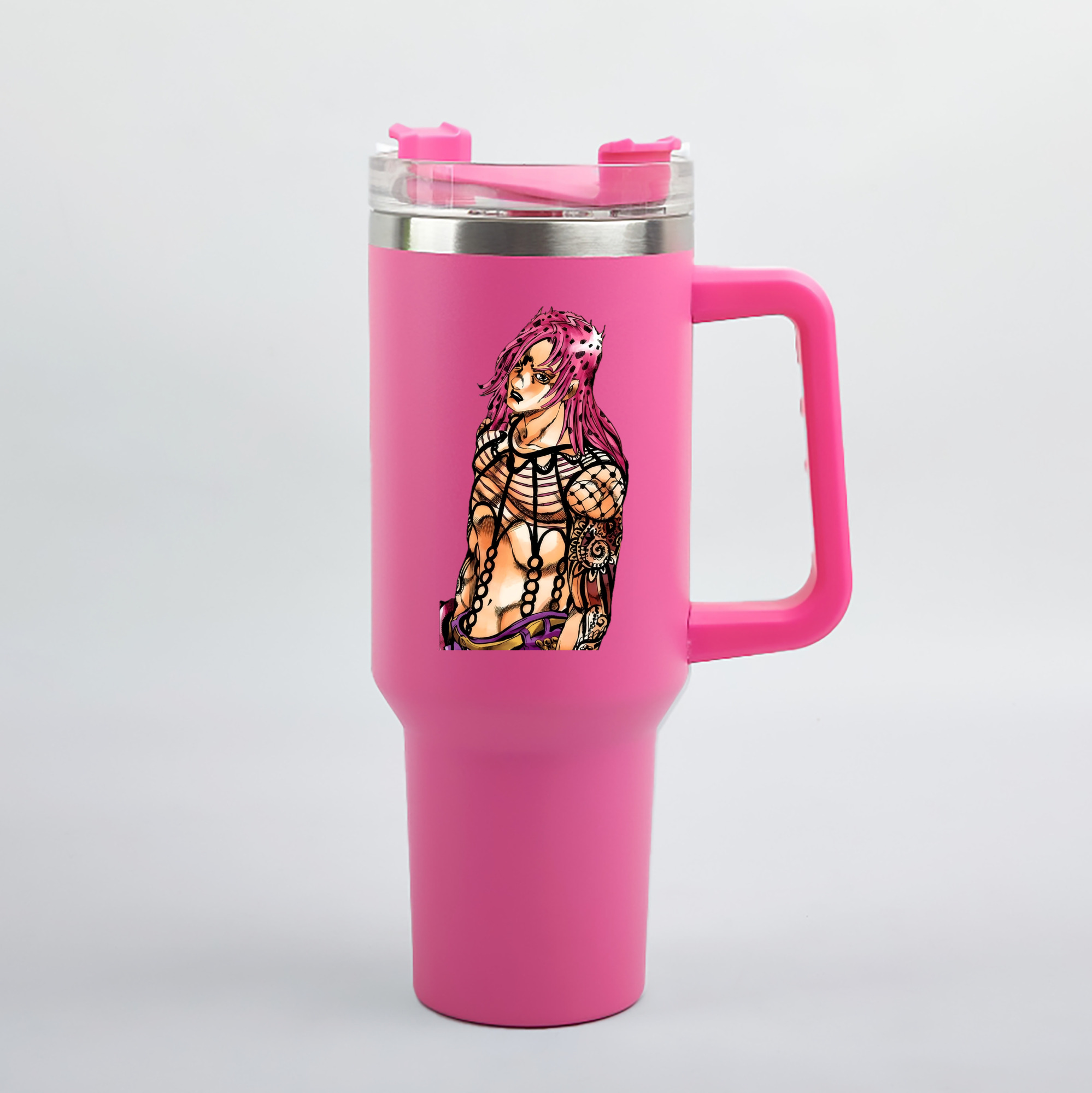 （画像用） ジョジョの奇妙な冒険 ビネガー?ドッピオ JoJo's Bizarre Adventure Vinegar Doppio 1200mL車用タンブラー（カラープリント）